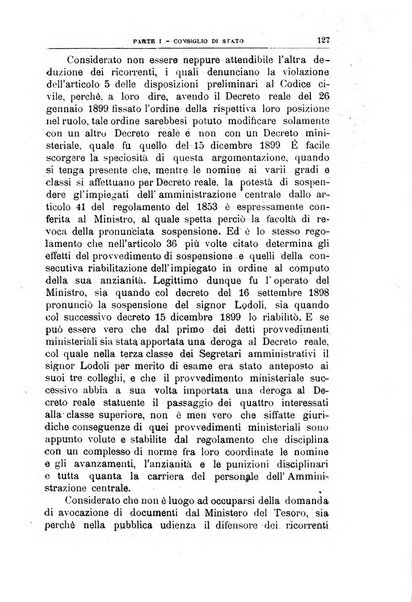 La giustizia amministrativa raccolta di decisioni e pareri del Consiglio di Stato, decisioni della Corte dei conti, sentenze della Cassazione di Roma, e decisioni delle Giunte provinciali amministrative