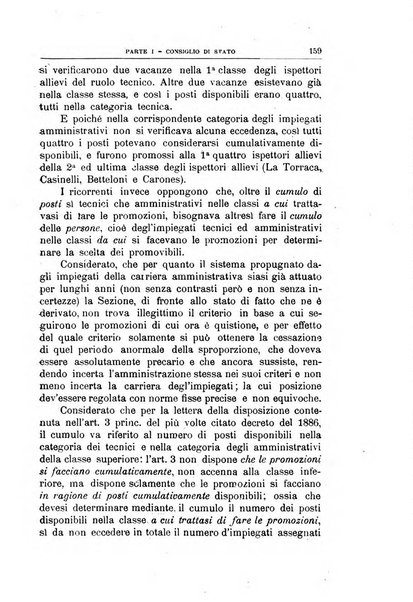 La giustizia amministrativa raccolta di decisioni e pareri del Consiglio di Stato, decisioni della Corte dei conti, sentenze della Cassazione di Roma, e decisioni delle Giunte provinciali amministrative