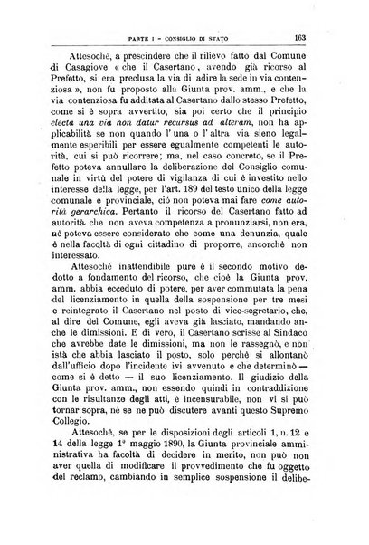 La giustizia amministrativa raccolta di decisioni e pareri del Consiglio di Stato, decisioni della Corte dei conti, sentenze della Cassazione di Roma, e decisioni delle Giunte provinciali amministrative