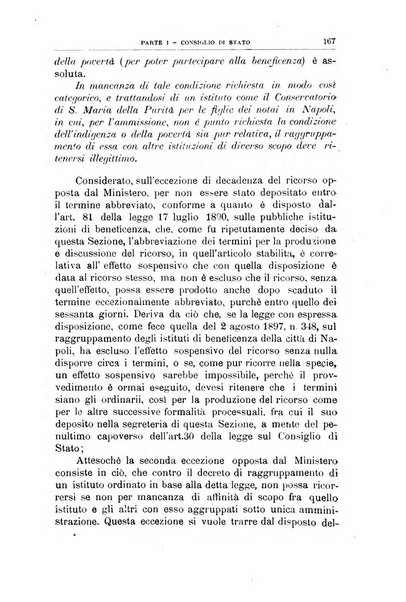 La giustizia amministrativa raccolta di decisioni e pareri del Consiglio di Stato, decisioni della Corte dei conti, sentenze della Cassazione di Roma, e decisioni delle Giunte provinciali amministrative