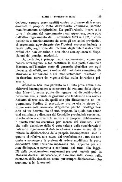 La giustizia amministrativa raccolta di decisioni e pareri del Consiglio di Stato, decisioni della Corte dei conti, sentenze della Cassazione di Roma, e decisioni delle Giunte provinciali amministrative