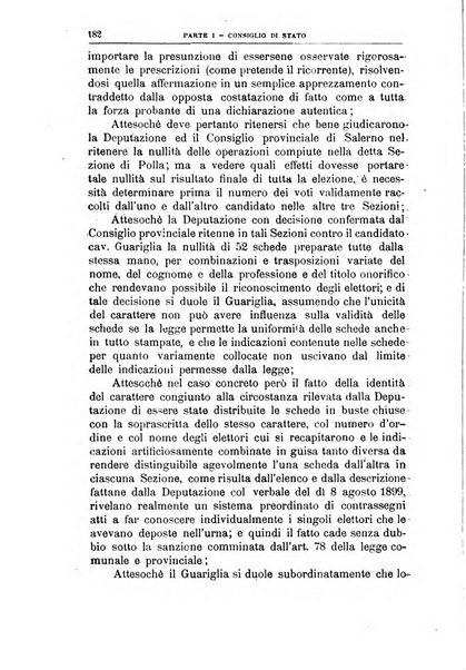 La giustizia amministrativa raccolta di decisioni e pareri del Consiglio di Stato, decisioni della Corte dei conti, sentenze della Cassazione di Roma, e decisioni delle Giunte provinciali amministrative