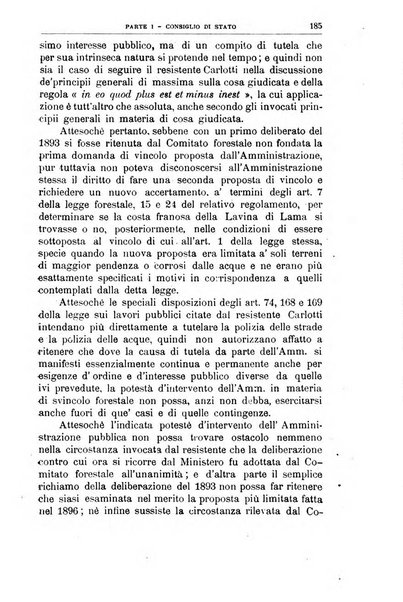 La giustizia amministrativa raccolta di decisioni e pareri del Consiglio di Stato, decisioni della Corte dei conti, sentenze della Cassazione di Roma, e decisioni delle Giunte provinciali amministrative