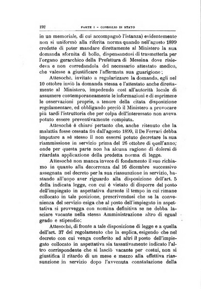 La giustizia amministrativa raccolta di decisioni e pareri del Consiglio di Stato, decisioni della Corte dei conti, sentenze della Cassazione di Roma, e decisioni delle Giunte provinciali amministrative