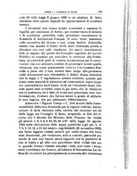 La giustizia amministrativa raccolta di decisioni e pareri del Consiglio di Stato, decisioni della Corte dei conti, sentenze della Cassazione di Roma, e decisioni delle Giunte provinciali amministrative