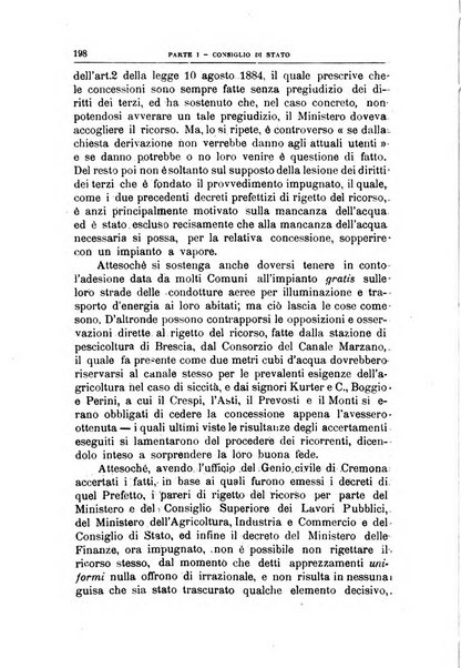 La giustizia amministrativa raccolta di decisioni e pareri del Consiglio di Stato, decisioni della Corte dei conti, sentenze della Cassazione di Roma, e decisioni delle Giunte provinciali amministrative