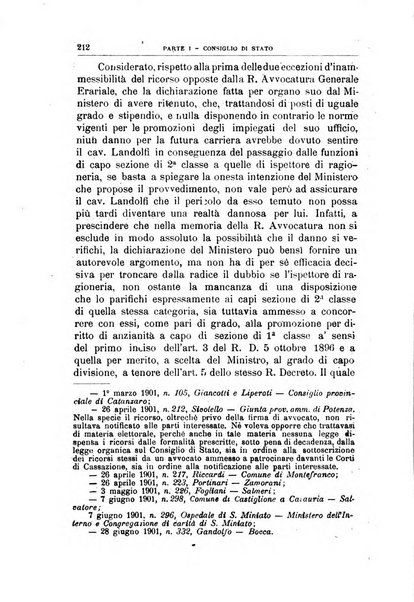 La giustizia amministrativa raccolta di decisioni e pareri del Consiglio di Stato, decisioni della Corte dei conti, sentenze della Cassazione di Roma, e decisioni delle Giunte provinciali amministrative