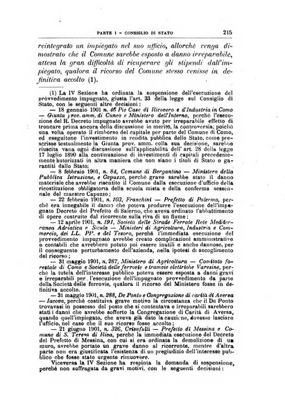 La giustizia amministrativa raccolta di decisioni e pareri del Consiglio di Stato, decisioni della Corte dei conti, sentenze della Cassazione di Roma, e decisioni delle Giunte provinciali amministrative