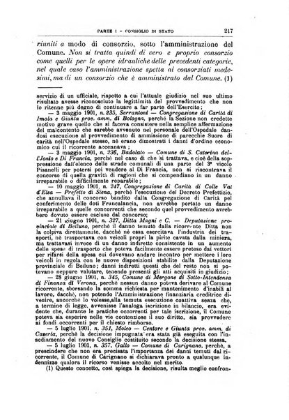 La giustizia amministrativa raccolta di decisioni e pareri del Consiglio di Stato, decisioni della Corte dei conti, sentenze della Cassazione di Roma, e decisioni delle Giunte provinciali amministrative