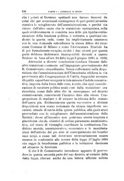 La giustizia amministrativa raccolta di decisioni e pareri del Consiglio di Stato, decisioni della Corte dei conti, sentenze della Cassazione di Roma, e decisioni delle Giunte provinciali amministrative