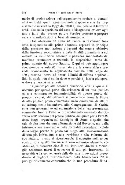 La giustizia amministrativa raccolta di decisioni e pareri del Consiglio di Stato, decisioni della Corte dei conti, sentenze della Cassazione di Roma, e decisioni delle Giunte provinciali amministrative