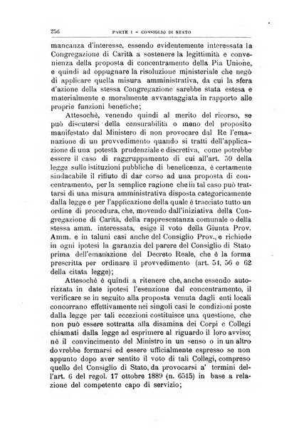 La giustizia amministrativa raccolta di decisioni e pareri del Consiglio di Stato, decisioni della Corte dei conti, sentenze della Cassazione di Roma, e decisioni delle Giunte provinciali amministrative