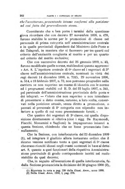 La giustizia amministrativa raccolta di decisioni e pareri del Consiglio di Stato, decisioni della Corte dei conti, sentenze della Cassazione di Roma, e decisioni delle Giunte provinciali amministrative