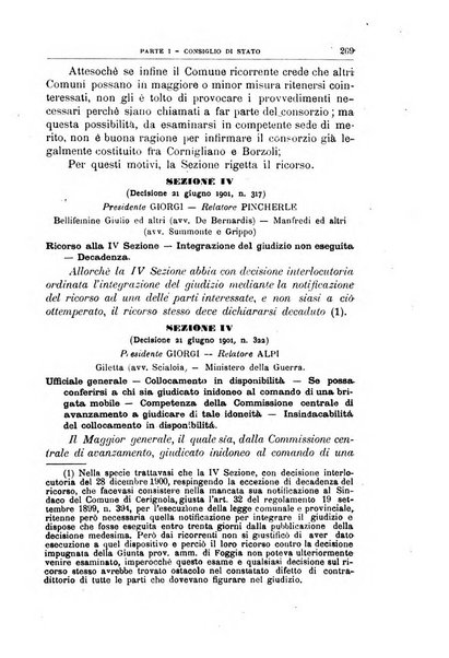 La giustizia amministrativa raccolta di decisioni e pareri del Consiglio di Stato, decisioni della Corte dei conti, sentenze della Cassazione di Roma, e decisioni delle Giunte provinciali amministrative