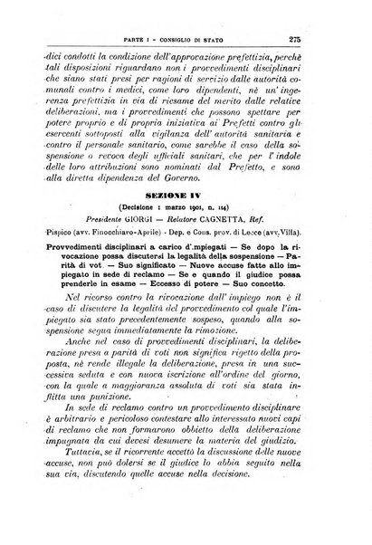 La giustizia amministrativa raccolta di decisioni e pareri del Consiglio di Stato, decisioni della Corte dei conti, sentenze della Cassazione di Roma, e decisioni delle Giunte provinciali amministrative