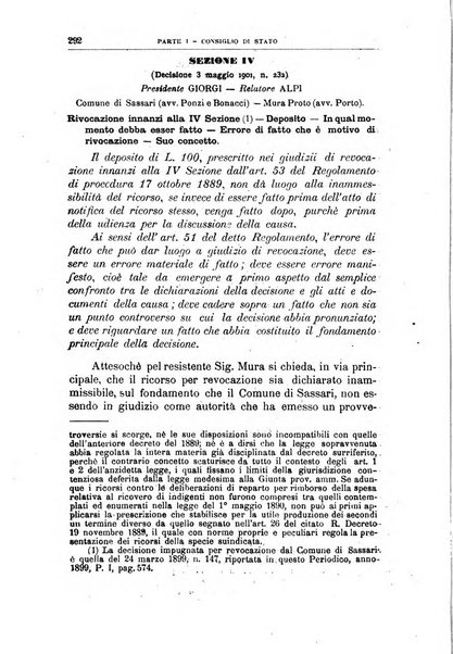 La giustizia amministrativa raccolta di decisioni e pareri del Consiglio di Stato, decisioni della Corte dei conti, sentenze della Cassazione di Roma, e decisioni delle Giunte provinciali amministrative