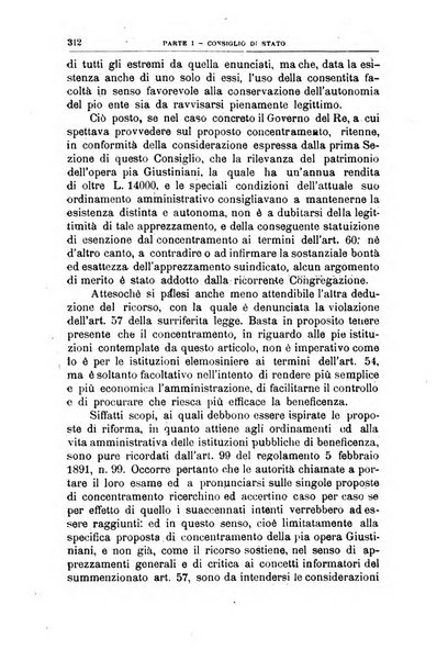 La giustizia amministrativa raccolta di decisioni e pareri del Consiglio di Stato, decisioni della Corte dei conti, sentenze della Cassazione di Roma, e decisioni delle Giunte provinciali amministrative