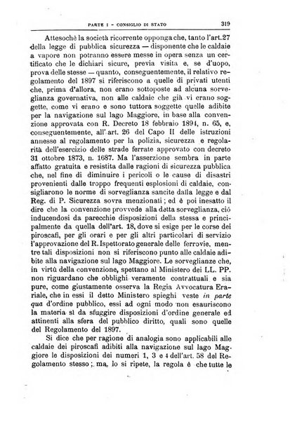 La giustizia amministrativa raccolta di decisioni e pareri del Consiglio di Stato, decisioni della Corte dei conti, sentenze della Cassazione di Roma, e decisioni delle Giunte provinciali amministrative