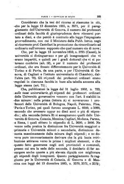 La giustizia amministrativa raccolta di decisioni e pareri del Consiglio di Stato, decisioni della Corte dei conti, sentenze della Cassazione di Roma, e decisioni delle Giunte provinciali amministrative