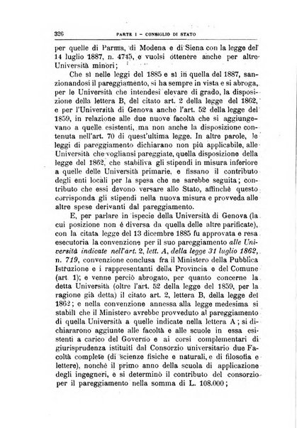 La giustizia amministrativa raccolta di decisioni e pareri del Consiglio di Stato, decisioni della Corte dei conti, sentenze della Cassazione di Roma, e decisioni delle Giunte provinciali amministrative