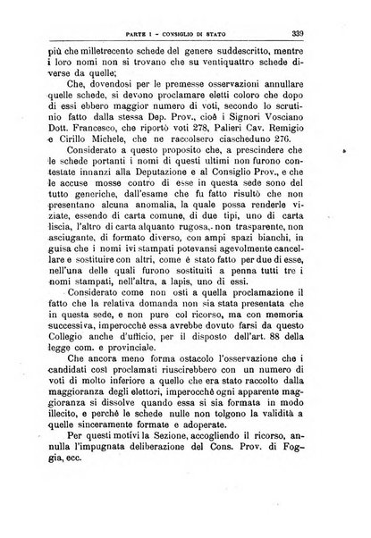 La giustizia amministrativa raccolta di decisioni e pareri del Consiglio di Stato, decisioni della Corte dei conti, sentenze della Cassazione di Roma, e decisioni delle Giunte provinciali amministrative