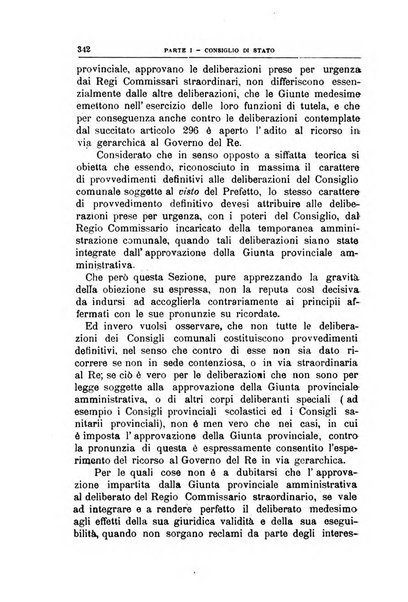 La giustizia amministrativa raccolta di decisioni e pareri del Consiglio di Stato, decisioni della Corte dei conti, sentenze della Cassazione di Roma, e decisioni delle Giunte provinciali amministrative