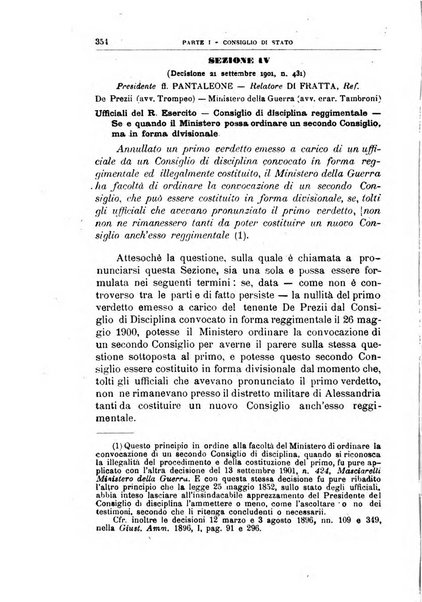 La giustizia amministrativa raccolta di decisioni e pareri del Consiglio di Stato, decisioni della Corte dei conti, sentenze della Cassazione di Roma, e decisioni delle Giunte provinciali amministrative