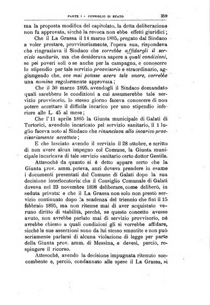 La giustizia amministrativa raccolta di decisioni e pareri del Consiglio di Stato, decisioni della Corte dei conti, sentenze della Cassazione di Roma, e decisioni delle Giunte provinciali amministrative