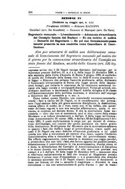 La giustizia amministrativa raccolta di decisioni e pareri del Consiglio di Stato, decisioni della Corte dei conti, sentenze della Cassazione di Roma, e decisioni delle Giunte provinciali amministrative