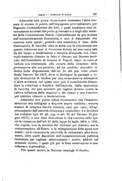 La giustizia amministrativa raccolta di decisioni e pareri del Consiglio di Stato, decisioni della Corte dei conti, sentenze della Cassazione di Roma, e decisioni delle Giunte provinciali amministrative