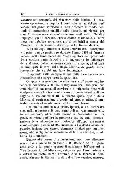 La giustizia amministrativa raccolta di decisioni e pareri del Consiglio di Stato, decisioni della Corte dei conti, sentenze della Cassazione di Roma, e decisioni delle Giunte provinciali amministrative