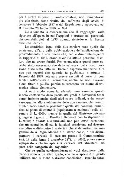 La giustizia amministrativa raccolta di decisioni e pareri del Consiglio di Stato, decisioni della Corte dei conti, sentenze della Cassazione di Roma, e decisioni delle Giunte provinciali amministrative