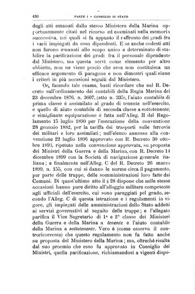 La giustizia amministrativa raccolta di decisioni e pareri del Consiglio di Stato, decisioni della Corte dei conti, sentenze della Cassazione di Roma, e decisioni delle Giunte provinciali amministrative