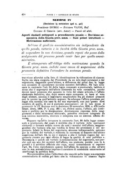 La giustizia amministrativa raccolta di decisioni e pareri del Consiglio di Stato, decisioni della Corte dei conti, sentenze della Cassazione di Roma, e decisioni delle Giunte provinciali amministrative