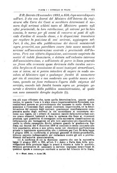 La giustizia amministrativa raccolta di decisioni e pareri del Consiglio di Stato, decisioni della Corte dei conti, sentenze della Cassazione di Roma, e decisioni delle Giunte provinciali amministrative