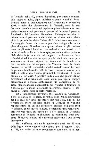 La giustizia amministrativa raccolta di decisioni e pareri del Consiglio di Stato, decisioni della Corte dei conti, sentenze della Cassazione di Roma, e decisioni delle Giunte provinciali amministrative