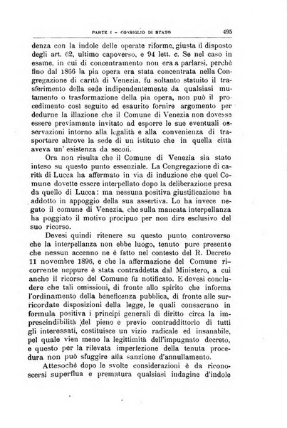 La giustizia amministrativa raccolta di decisioni e pareri del Consiglio di Stato, decisioni della Corte dei conti, sentenze della Cassazione di Roma, e decisioni delle Giunte provinciali amministrative