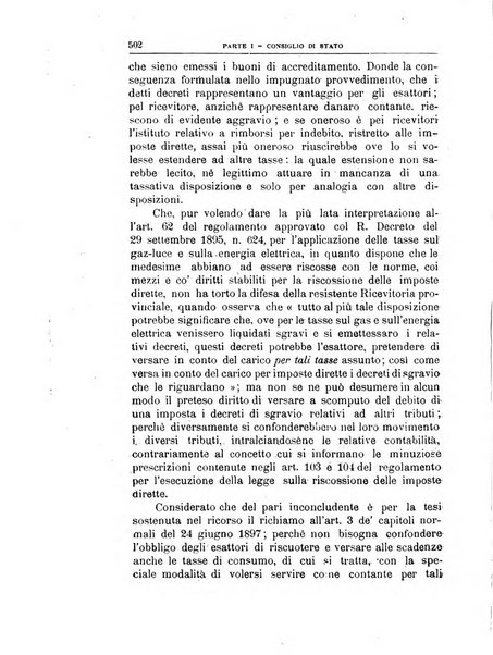 La giustizia amministrativa raccolta di decisioni e pareri del Consiglio di Stato, decisioni della Corte dei conti, sentenze della Cassazione di Roma, e decisioni delle Giunte provinciali amministrative