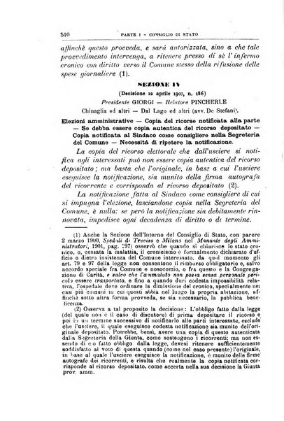 La giustizia amministrativa raccolta di decisioni e pareri del Consiglio di Stato, decisioni della Corte dei conti, sentenze della Cassazione di Roma, e decisioni delle Giunte provinciali amministrative