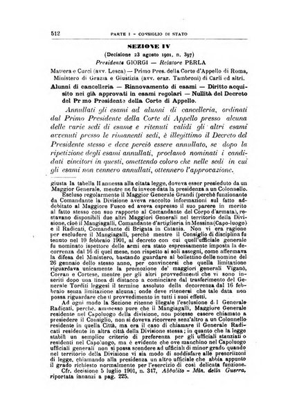 La giustizia amministrativa raccolta di decisioni e pareri del Consiglio di Stato, decisioni della Corte dei conti, sentenze della Cassazione di Roma, e decisioni delle Giunte provinciali amministrative