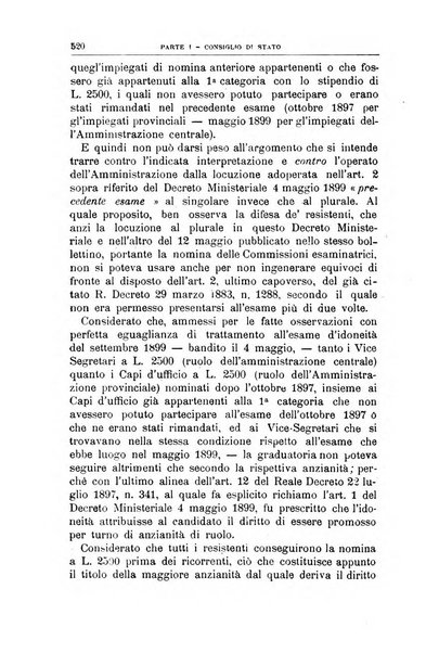 La giustizia amministrativa raccolta di decisioni e pareri del Consiglio di Stato, decisioni della Corte dei conti, sentenze della Cassazione di Roma, e decisioni delle Giunte provinciali amministrative