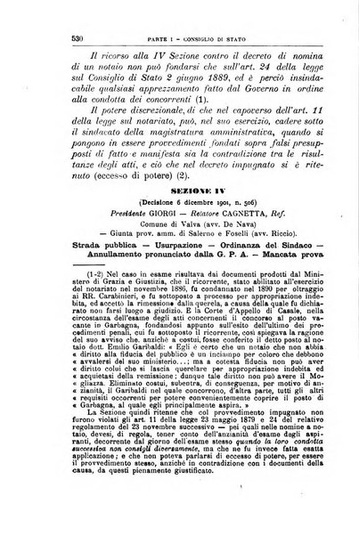 La giustizia amministrativa raccolta di decisioni e pareri del Consiglio di Stato, decisioni della Corte dei conti, sentenze della Cassazione di Roma, e decisioni delle Giunte provinciali amministrative