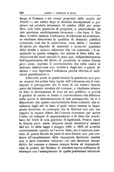 La giustizia amministrativa raccolta di decisioni e pareri del Consiglio di Stato, decisioni della Corte dei conti, sentenze della Cassazione di Roma, e decisioni delle Giunte provinciali amministrative