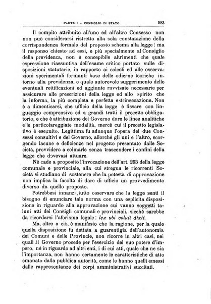 La giustizia amministrativa raccolta di decisioni e pareri del Consiglio di Stato, decisioni della Corte dei conti, sentenze della Cassazione di Roma, e decisioni delle Giunte provinciali amministrative