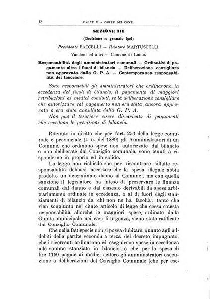 La giustizia amministrativa raccolta di decisioni e pareri del Consiglio di Stato, decisioni della Corte dei conti, sentenze della Cassazione di Roma, e decisioni delle Giunte provinciali amministrative