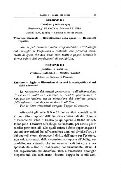 La giustizia amministrativa raccolta di decisioni e pareri del Consiglio di Stato, decisioni della Corte dei conti, sentenze della Cassazione di Roma, e decisioni delle Giunte provinciali amministrative