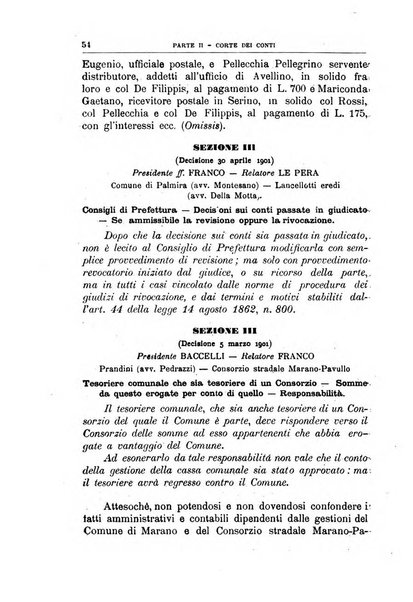 La giustizia amministrativa raccolta di decisioni e pareri del Consiglio di Stato, decisioni della Corte dei conti, sentenze della Cassazione di Roma, e decisioni delle Giunte provinciali amministrative