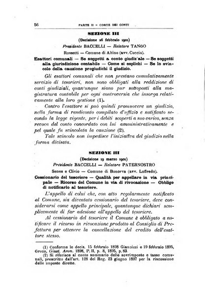 La giustizia amministrativa raccolta di decisioni e pareri del Consiglio di Stato, decisioni della Corte dei conti, sentenze della Cassazione di Roma, e decisioni delle Giunte provinciali amministrative