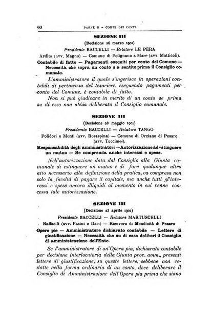 La giustizia amministrativa raccolta di decisioni e pareri del Consiglio di Stato, decisioni della Corte dei conti, sentenze della Cassazione di Roma, e decisioni delle Giunte provinciali amministrative