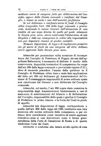 La giustizia amministrativa raccolta di decisioni e pareri del Consiglio di Stato, decisioni della Corte dei conti, sentenze della Cassazione di Roma, e decisioni delle Giunte provinciali amministrative